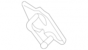 Left hood lock bracket Audi A6 C8 19-