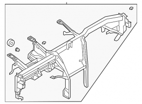 Reinforced under-torpedo pipe for Audi E-Tron 19-23