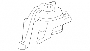 Left upper engine mount for Honda Accord 13-17 3.5
