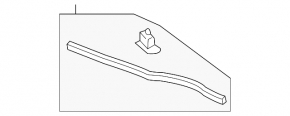 Mitsubishi Eclipse Cross 18-24 Front Hood Seal