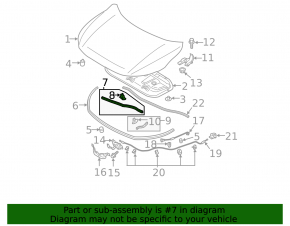 Mitsubishi Eclipse Cross 18-24 Front Hood Seal