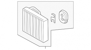 Audi TT 15-23 heater radiator