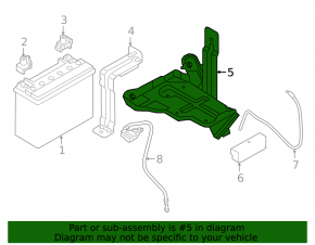 Battery bracket BMW i3 14-20