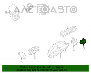 Start stop button BMW X3 F25 11-12 with stop-go