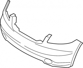Front Bumper Naked Infiniti FX35 FX45 03-08