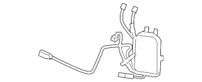 BMW X1 F48 16-22 left mirror control unit without auto-dimming