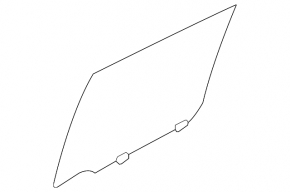 Rear right door glass for a Nissan Leaf 13-17