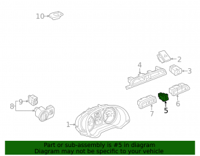 Audi Q3 8U 15-18 Stabilization Disabling Button