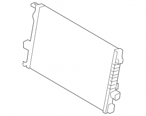 Porsche Cayenne 958 11-17 Hybrid Inverter Cooling Radiator