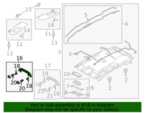Front Ceiling Handle Mazda3 MPS 09-13