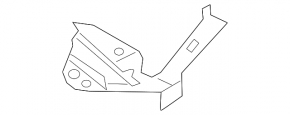 Left cup trim Ford Escape MK4 20 - broken mount