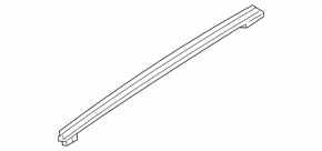Upper rear left door molding Mazda CX-9 16- chrome