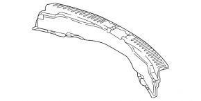 Trunk opening trim Mazda CX-9 16-17