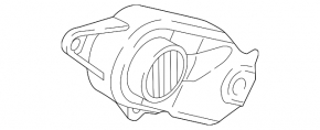 Water Pump Cover for Audi A6 C7 16-18 2.0T