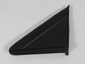 Triangle molding wing cap left Dodge Grand Caravan 11-20 black