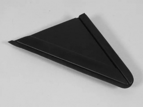 Triangle molding wing cap left Dodge Grand Caravan 11-20 black