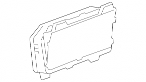 Instrument cluster Chevrolet Volt 11-15 124k