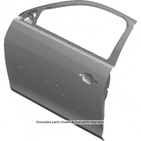 Door bare front left Chevrolet Malibu 13-15 under molding