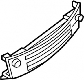 Audio control Infiniti JX35 QX60 13- broken guide