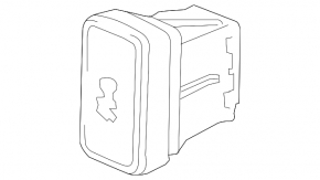 Lane Keeping Button Honda CRV 15-16