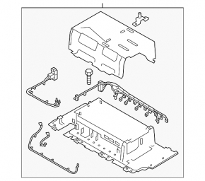 Battery VVB assembly Kia Optima 11-13 hybrid