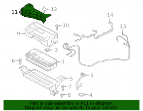 Upper fuel injection valve mounting plate for the Audi Q8 19-25 MHEV 48V