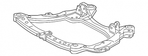 Front subframe Lexus RX400h 06-09 rusty
