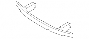 Front Bumper Reinforcement BMW 5 F10 11-16