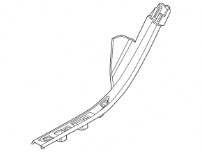 Door sill trim rear right BMW X7 G07 19-22 Mokka