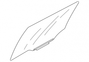 Glass of the rear left door Subaru Outback 20-23