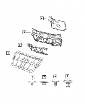 Dodge Dart hood insulation 13-16