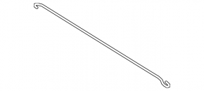 Left trunk lid torsion bar for Kia Optima 16-20 without spoiler