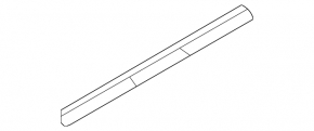 Door seal lower rear left Nissan Leaf 18-