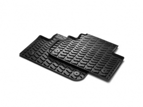 Set of 2 rear rubber floor mats for Audi Q3 83A 20-25