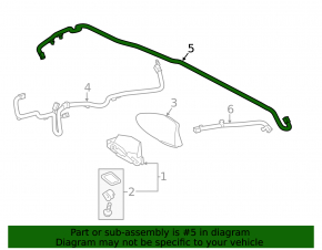 Wiring trunk door to antenna Lexus RX350 RX450h 10-15