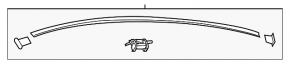 Roof lining left Hyundai Elantra UD 11-16