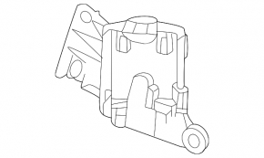Bracket for blind spot sensor rear left Lexus RX350 RX350h RX450h+ RX500h 23-26 Japan built