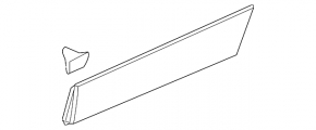 Door trim lower rear right Chevrolet Trax 15-22