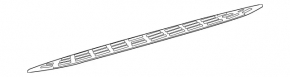 Left side step sill trim Mercedes X167 GLS 450 580 20-26