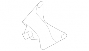 Left front panel trim for Mercedes H247 GLA 20-26, gloss black