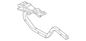 Trunk lid hinge left Mazda 3 14-16 BM