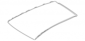 Metal roof Infiniti QX30 17-19 without hatch, sawed off