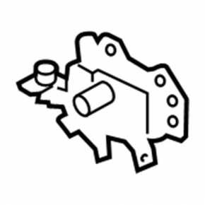 Hood lock Ford Mustang mk6 18-21