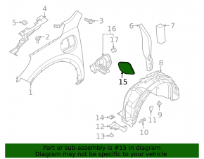 Lincoln Corsair 20-25 2.5" Charging Port Access Panel, phev