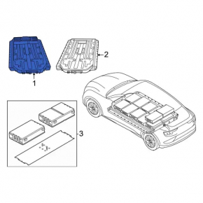 Battery assembly VVB Ford Mustang Mach-E 21-23 98 kWh RWD Extended Range