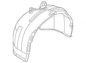 Front left mudguard Volkswagen ID.4 21-23