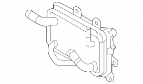 Kia Optima 16-20 automatic transmission oil cooler