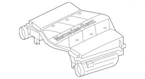 Air Filter Housing Mercedes W164 ML X164 GL W251 R Petrol
