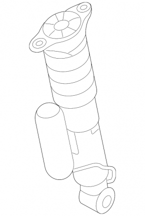 Rear left shock absorber Volvo XC60 10-17