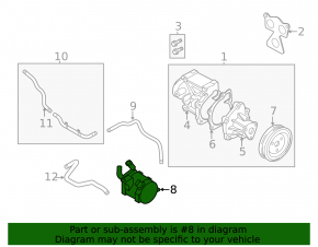 Kia Optima 11-13 hybrid inverter cooling pump